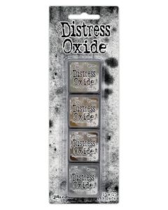 Mini tamponi di inchiostro Distress Oxide Tim Holtz - Kit 12