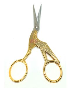 Forbici da ricamo a forma di cicogna