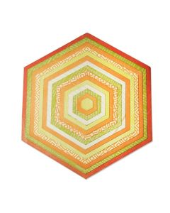 Fustella Sizzix "Esagoni Thinlits Plus" - 660839