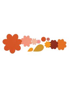 Fustella Framelits Sizzix "Fiori e foglie" - 658692