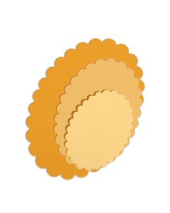 Fustella Sizzix Framelits "Ovali conchiglia" - 657564