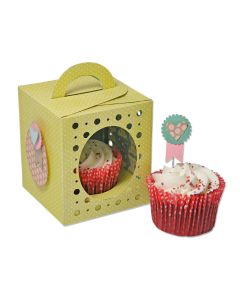 Fustella Sizzix "Scatola porta cupcake Thinlits Plus" - 660842