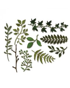 Fustella Thinlits Sizzix "Erba da giardino" - 661206