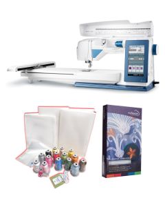 Macchina per cucire e ricamare Husqvarna Sapphire 85 + KIT RICAMO e SOFTWARE MYSEWNET PLATINUM