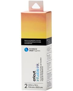 Infusible Ink Cricut fogli trasferibili 11,5 x 30,5 cm (2 pezzi) - Limonata rosa