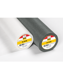 Interfodera termoadesiva H 410 - Con fili stabilizzanti, per soprabiti, giacche e blazer