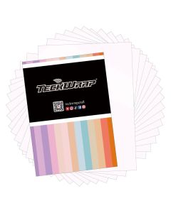 Vinile adesivo bianco opaco Teckwrap (15 pezzi)
