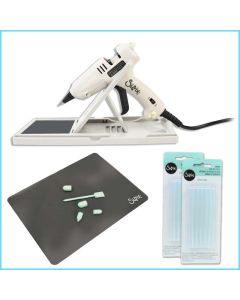 Kit pistola colla a caldo Sizzix con accessori