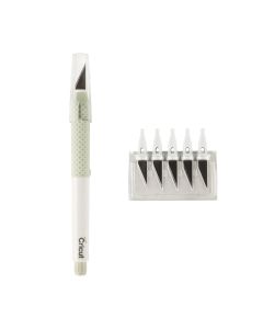 Kit taglierina TrueControl color menta + 5 lame di ricambio Cricut