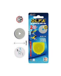 Lame di ricambio per taglierina 28 mm Prym / Olfa (2 pezzi)