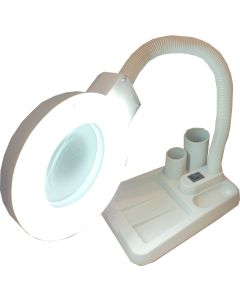 Lampada da tavolo a LED con lente ingrandimento