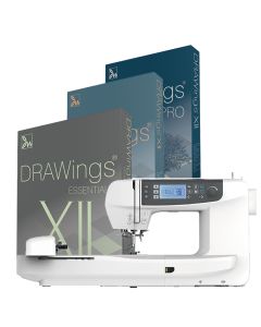 Macchina per cucire e ricamare Necchi Logica NCH01AX + Software