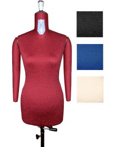 Manichino da sarta regolabile DONNA taglia dalla 42 alla 54 con DOPPIO braccio + coppa pancia