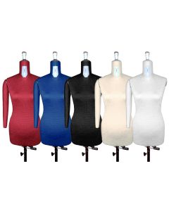 Manichino da sarta regolabile DONNA taglia dalla 42 alla 54 con braccio + coppa pancia