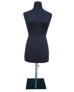 Manichino sartoriale ridotto 1/2 con base metallo