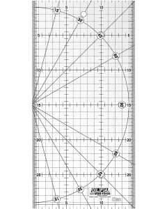 OLFA Righello Patchwork 15 x 30 cm - Antiscivolo e satinato