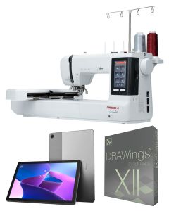 Macchina per cucire e ricamare Necchi Creator C2000 + Software Essential e TABLET LENOVO TAB 10,1" 128GB