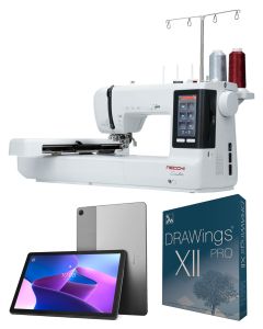 Macchina ricamatrice Necchi Creator C1200 WIFI - con Software Pro e TABLET LENOVO TAB 10,1" 128GB