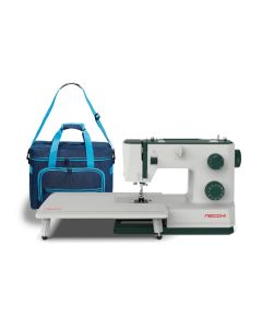 Macchina da cucire meccanica Necchi Q421A + Piedino tagliacuci + BORSA PRYM