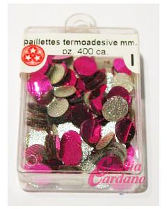 Paillettes Fucsia da 6mm (400 pezzi)