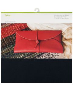 Foglio Vera pelle Cricut 30,5 x 30,5 cm - Colore nero