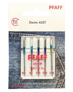 PFAFF Set 5 aghi per Jeans "Denim"