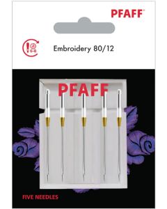 PFAFF Set 5 aghi da ricamo "Embroidery"