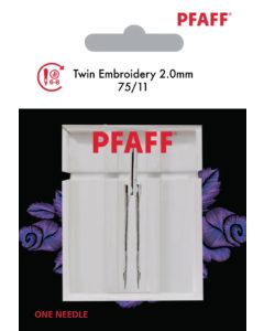 PFAFF Ago gemello da ricamo "Embroidery" da 2.0 mm