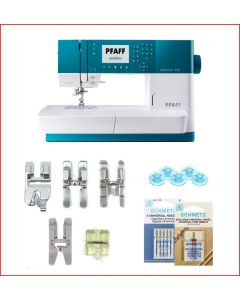 Macchina per cucire elettronica Pfaff Ambition 620 con 5 piedini