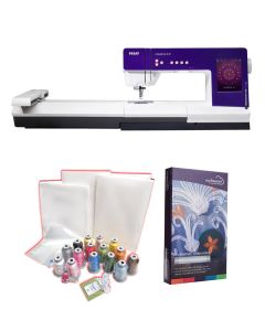 Macchina per cucire e ricamare Pfaff Creative 4.5 completa di unità di ricamo 360 x 350 mm + KIT RICAMO e SOFTWARE MYSEWNET PLATINUM