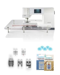 Macchina per cucire elettronica Pfaff Expression 710 Special Edition con KIT 5 PIEDINI e piano prolunga