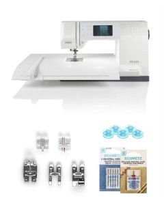 Macchina per cucire elettronica Pfaff Expression 710 Special Edition con KIT 5 PIEDINI e piano prolunga