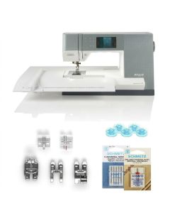 Macchina per cucire elettronica Pfaff Quilt Expression 720 Special Edition CON KIT 5 PIEDINI e piano prolunga