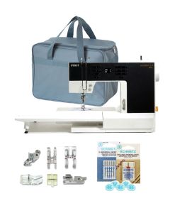 Macchina per cucire elettronica Pfaff Passport 2.0 + Kit 5 piedini, piano prolunga e borsa
