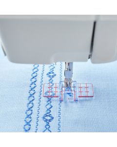 Piedino trasparente decorativo multi-linea Pfaff