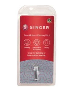 Piedino chiuso per rammendo e ricamo a mano libera - Singer