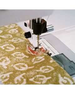 Piedino trasparente per quilt con guida laterale Husqvarna Viking