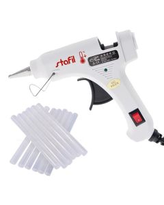 Pistola colla a caldo a bassa termperatura + 12 ricariche