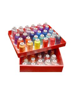 Box 52 filati da ricamo Gunold Poly 40 mt. 1000