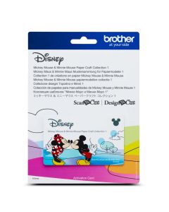 Scheda Disney n.1 "Topolino & Minni" Brother Scanncut