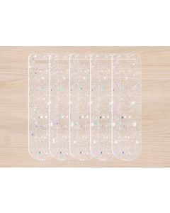 Segnalibro con glitter in acrilico Teckwrap (5 pezzi)