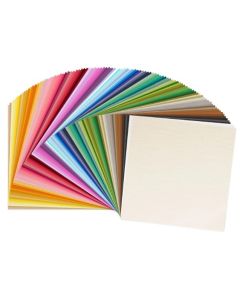 Set 100 fogli di cartoncino 30,5 x 30,5 cm da 216g texturizzata - Vaessen Creative