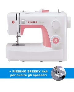 Macchina per cucire meccanica Singer Simple 3210 + PIEDINO "SPEEDY 4x4" per spessori