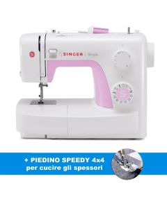 Macchina da cucire meccanica Singer Simple 3223 + PIEDINO "SPEEDY 4x4" per spessori