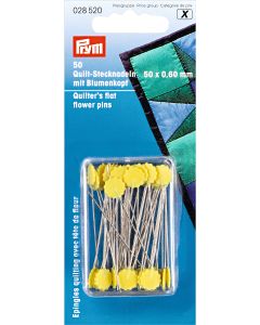 Spilli testa piatta a fiori per quilting Prym