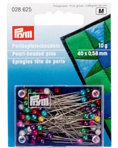 Spilli con testa sferica colorata 40 x 0,58 mm Prym