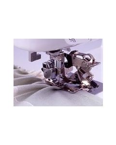 Piedino pieghettatore ruffler per macchine elettroniche