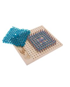 Telaio quadrato 30 x 30 cm per tessitura, pompon e fiocchi