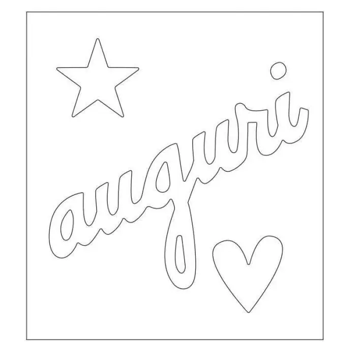 Fustella Da Taglio Per Biglietti "Buon Compleanno" – 12,3x7,1 Cm – Acciaio Al Carbonio – Per Scrapbooking E Card Making