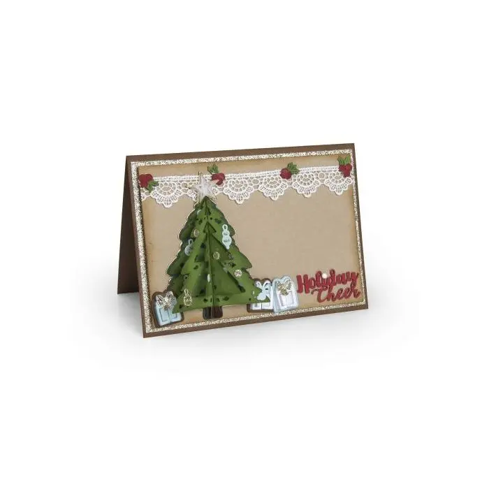 Fustelle in Metallo Per Alberi Di Natale Forniture Creazione Carte